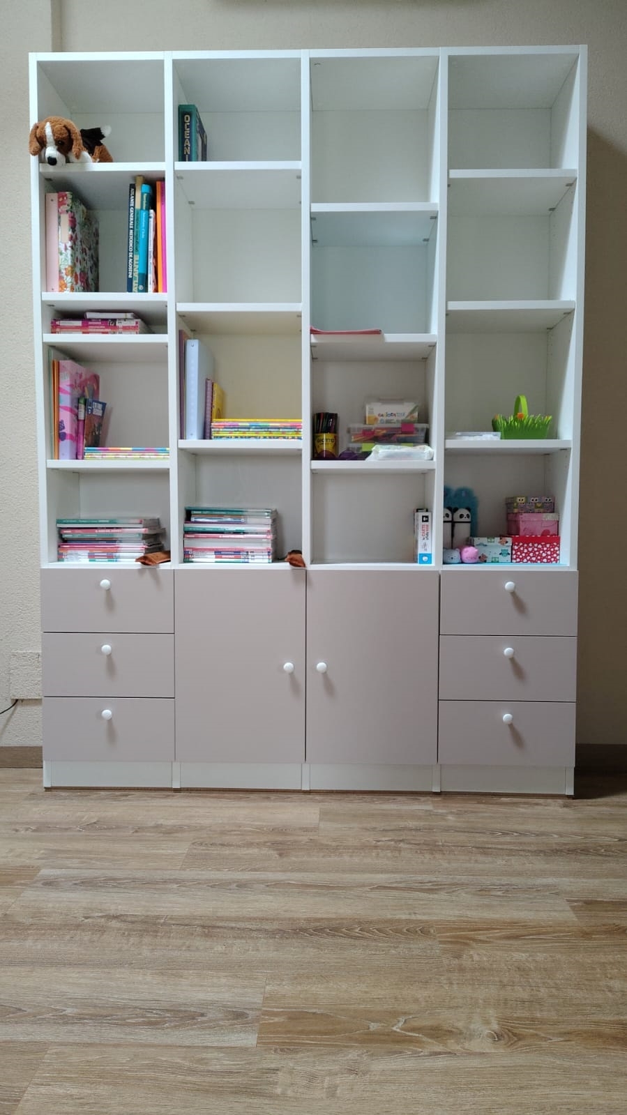Libreria 4 vani allestimento completo PER CAMERETTA
